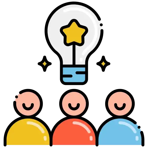 Ikon ini menggambarkan kalau ruang karya adalah sumber inspirasi dan pengetahuan yang bagus